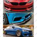 Front Lip Compatible with 2014-2020 BMW 4-Series F32 F33 F36 (Fit Sport/M-Sport Model Only), Performance Bumper Air Dam Lower Chin Splitter Protection Body Kit (Carbon Fiber Pattern)
