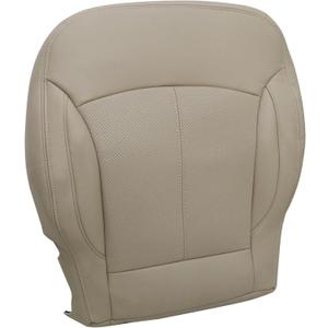 Tan Front Driver Or Passenger Side Bottom Leather Perforated Seat Cover Compatible with Buick Lacrosse 2010 2011 2012 2013