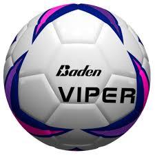 Baden Viper White/Pink/ Purple Soccer Ball