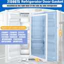Upgraded 6219 2159075 2159083 Refrigerator Door Gasket Replacement Compatible with Whirlpool KitchenAid Kenmore, 2159083 Fridge Gasket Replace 2159071 2159079 2171177 W10911422 Freezer Seal