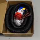 1100 GPH Boat Bilge Water Pump 12V, 1-1/8 Inch Dia Bilge Pump Plumbing Kit with 6FT Hose, 2 Clamps, Thru-Hull Fitting, Ideal for Fishing Boats, Cruisers, Runabouts, Yachts