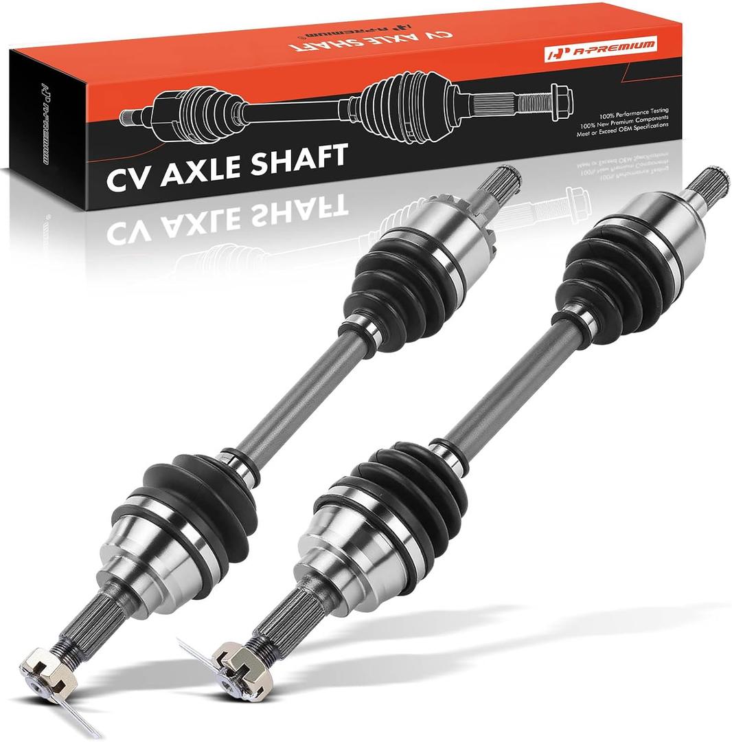 A-Premium Pair (2) Front CV Axle Shaft Assembly Compatible with Kawasaki Brute Force 650 2005-2013, Prairie 360 2003-2013, Prairie 650 2002-2003, Prairie 700 2004-2006, Driver and Passenger Side