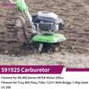 Hypersky 591925 Carburetor for 698479 693518 698475 591925 Engine Powered Chipper Craftsman Tiller