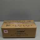 ENVEN 3FT Artificial Norfolk Pine Christmas Tree Real Touch Faux Tree with Black Pot, Realistic Indoor Holiday Decor for Christmas Entryway, Living Room & Office