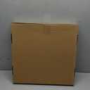 Voolan Rain Shower Head - High Flow Large Rainfall Shower Heads Made of Stainless Steel - Waterfall Bathroom Square Showerhead - Ceiling or Wall Mount (12" Brushed Nickel)