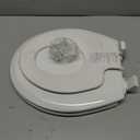 Mayfair NextStep2 Toilet Seat with Built-In Potty Training Seat, Slow-Close, Removable that will Never Loosen, Round, White