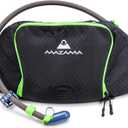 Rimrock Lumbar Hydration Hip Pack with 1.8L Intake ICE Insulated Water Reservoir, Fanny Pack Waist Bag Hiking Walking Running Jogging Camping. Men/Women Large Pack Design