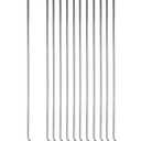 12 Pack 15.7Inch Extra Long S Hooks Stainless Steel Heavy Duty for Hanging Potted Plants (15.7Inch/12pack)