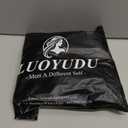 Luoyudu French Curly Braiding Hair 24Inch Loose Wavy 8 Packs #1B Black Bouncy Braiding Hair Extensions 75g/Pack Synthetic French Curl Crochet Hair Extensions, (8 Packs, 24Inch)