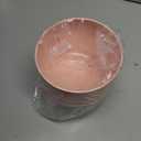 Lnrkai 5 PCS Pink Cereal Bowls, 24 OZ Unbreakable Wheat Straw Bowls, Injection Molded Polypropylene (PP), Modern Style, Round, 5.9 x 3.1 Inches, Dishwasher & Microwave Safe