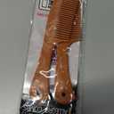 Allegro Comb 1004 Wide Teeth Detangling Combs For Women, Stylists, Curly Hair Teasing Comb Mens Comb 2 Piece (Tan)