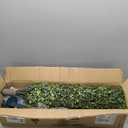36inch Boxwood Topiary with Ground Spike, Artificial Plants Outdoor with Stake (Set of 2)