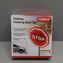 Parking Garage Flashing Stop Sign - Stop Sign, Adjustable Height Parking Assist, LED Garage Car Stop Indicator, 1-Pack