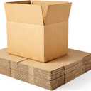 Amazon Basics Cardboard Moving Boxes for Packing and Shipping, Medium Size, 18" x 14" x 12", Brown, 20-Pack