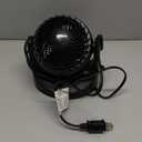 IRIS USA WOOZOO Desk Fan, Air Circulator, 3 Speeds, 32ft Max Air Distance, 112 Adjustable Tilt, 27.5db Quiet Motor, Small Fan for Bedroom, Office, Dorm, Black