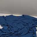 Womens Plus Size Wedding Guest Cocktail Dress Wrap V Neck A-Line Swing Maxi Dresses with Belt XXXL Lake Blue 