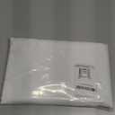 NICETOWN Sheer Canopy Bed Curtains Panels 216 - Home Decoration Sheer Voile Scarf Valance for Wedding (1 Panel, W60 x L216, White)