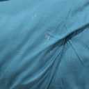 Xruibed Teal Queen Comforter Set 7 Pieces, Boho Striped Bed in a Bag Queen Size Soft Microfiber All Season Bedding Set with Comforter, Sheets, Pillowcases & Shams(90"90")