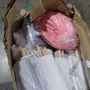 Windyun 8 Pack Kids Teepee Tent for Slumber Party with Mattress,Light String,Airbed Fitted Sheet,Sleepover Tent for Girls Boys Party,Kids Play Playhouse Indoor Outdoor(White)