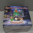 Joliyoou Christmas Yard Decorations, 5.9 FT Inflatable Lighted Christmas Tree with Rotating Projection Lamp, Jumbo Blow Up Xmas Tree with Gift Boxes Outdoor Indoor Decorations