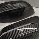 Real Carbon Fiber Side Rear Mirror Covers Caps Compatible with BMW G80 M3 G82 G83 M4 2025 2024 2023 2022 2021 Rearview Mirror Guard Cap Direct Replacement