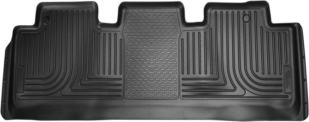 Husky Liners Weatherbeater Floor Mats | Fits 2011-2017 Honda Odyssey | 2nd Row, 1-pc Black - 19881