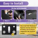 Stove Top Protector PLUS for Frigidaire Gallery Gas Range - 1 Pc （Plus Version）Reusable Splatter Guard Liner,Only Compatible with GCFG3060BF/GCFG3060BD, 3 Free Cleaning Brushes