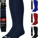 Rawlings | Belt & Socks Combo | Baseball/Softball | Multiple Sizes & Colors (Medium, Navy)