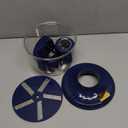 Electric Grape Peeler & Garlic Peeler Machine - Automatic Skin Remover for Cherry Tomatoes & Small Fruits - Portable Rechargeable Small Fruit Peeler Machine for Salads, Baby Food and Kitchen Gadgets (Blue)