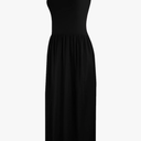 SUMONA Sleeveless Ankle Length Midi Maxi Dress with Pocket for Women size L