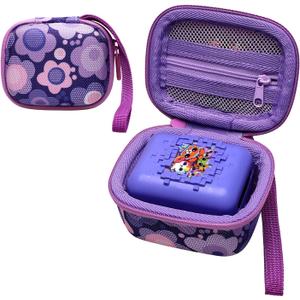 XANAD Carrying Case Compatible with Bitzee Interactive Toy Digital Pet, Protective Storage Holder for Bitzee Virtual Electronic Pets Accessories Purple