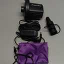 Electric Air Pump, 110V AC/12V DC Portable Air Mattress TwoWay Universal Inflator Pump for Inflatables Pool, Airbeds, etc with 3 Nozzles and Storage Bag