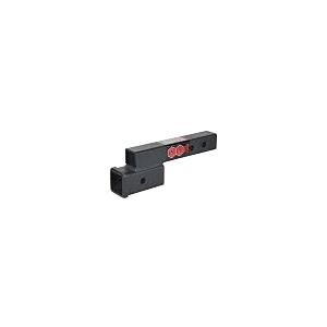  TOPTOW Trailer Receiver Hitch Extender Adapter 2" Drop/Riser, 7" and 9" Extension Length, 2" Shank, 7500lbs Towing Capacity, Matte Black 