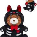 OLAOLA Halloween Bat Bear Plush 14.5 Inch Cute Bear Stuffed Animals Plush Toy Soft Doll Pillow for Kids Adults