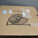 20" Industrial Floor Fan with Remote, High Velocity Heavy Duty Fan, 5200 CFM, 1-2-4 Hour Timer, 3 Speeds, 360° Tilt, Wall-Mounting System Included, for Home, Gym, Office, Garage
