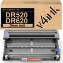v4ink Compatible Drum Replacement for Brother DR520 DR620 1Pack for DCP-8060 8065 8080 8085 HL-5240 5250 5270 5280 5340 5350 5370 5380 MFC-8460 8480 8660 8670 8680 8690 8860 8870 8880 8890 (Not Toner)