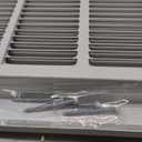 16"W x 20"H [Duct Opening Size] Steel Return Air Filter Grille - Removable Face/Door for 1 inch Filters -HVAC Vent Cover Grill - White [Outer Dimensions: 18 5/8"W X 22 5/8"H]