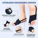 2PCS Bunion Corrector for Women & Men Big Toe Straightener with Splint & Anti Slip Gel Cushion Pads for Bunion Correction Hallux Valgus Pain Relief, Comfortable & Breathable for Day/Night Support, Washable