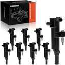 A-Premium Ignition Coil Pack Compatible with Dodge Dakota Ram 1500 08-10 Durango Aspen 08-09 Ram Commander Grand Cherokee 2008-2010 4.7L 8-PC