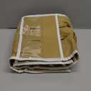 Over the Door Organizer 5 Tiers,Extra Large Behind Door Storage of 10 Compartments,80 lbs Weight Capacity Over the Door Storage, Door Hanging Organizer for Closet, Diaper Organizer (Camel)