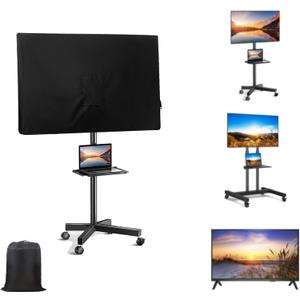 TV Cover for Moving, Mobile TV Stand Cover 45-60 Inch Weatherproof, Outdoor TV Protect the TV from Dust, UV Rays and Moisture