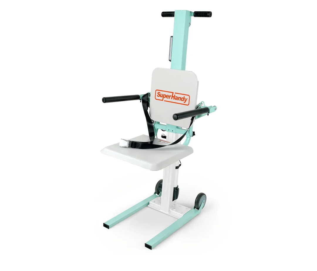 SuperHandy GoRise FC Electric Floor to Chair Lift for Seniors and People with Disabilities - 400 Lbs Capacity, Seating Transfer Assistance, Magnetic Remote [Patent Pending]