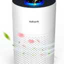 Air Purifiers for Home Bedroom, ADTARK Air Cleaner with H14 True HEPA 3-in-1 Filter, Sleep Mode & Aroma Function, 3 Light Modes, Room Air Purifier with 3 Timer for Office, Dorm, Hotel (White)