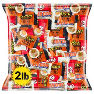 Assorted Chocolates Variety Pack  Milk, Dark & White Chocolate  Individually Wrapped for Sharing, Parties & Gifting  Bulk Candy Bag, 2 lb
