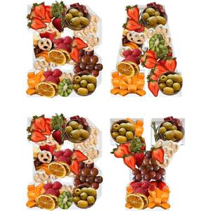 Plastic Fillable BABY Letter Board, BABY Shower PLA Charcuterie Acrylic Letters, Reusable Party Decor Centerpiece Tray