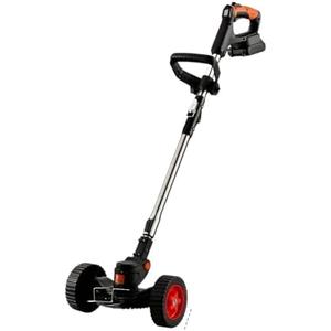 1pc Foldable Electric Lawn Mower with High-Capacity Lithium Battery - Easy Fold, Detachable Trimmer, Cordless & Versatile - Your Yard Care Essential
