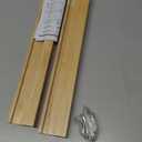 NIUBEST Vinyl Record Wall Mount,2 Pack-Vinyl Record Shelves Record Album Display Holder for LP, CD, Book Art Storage Vintage Home Decor(Wood Color)