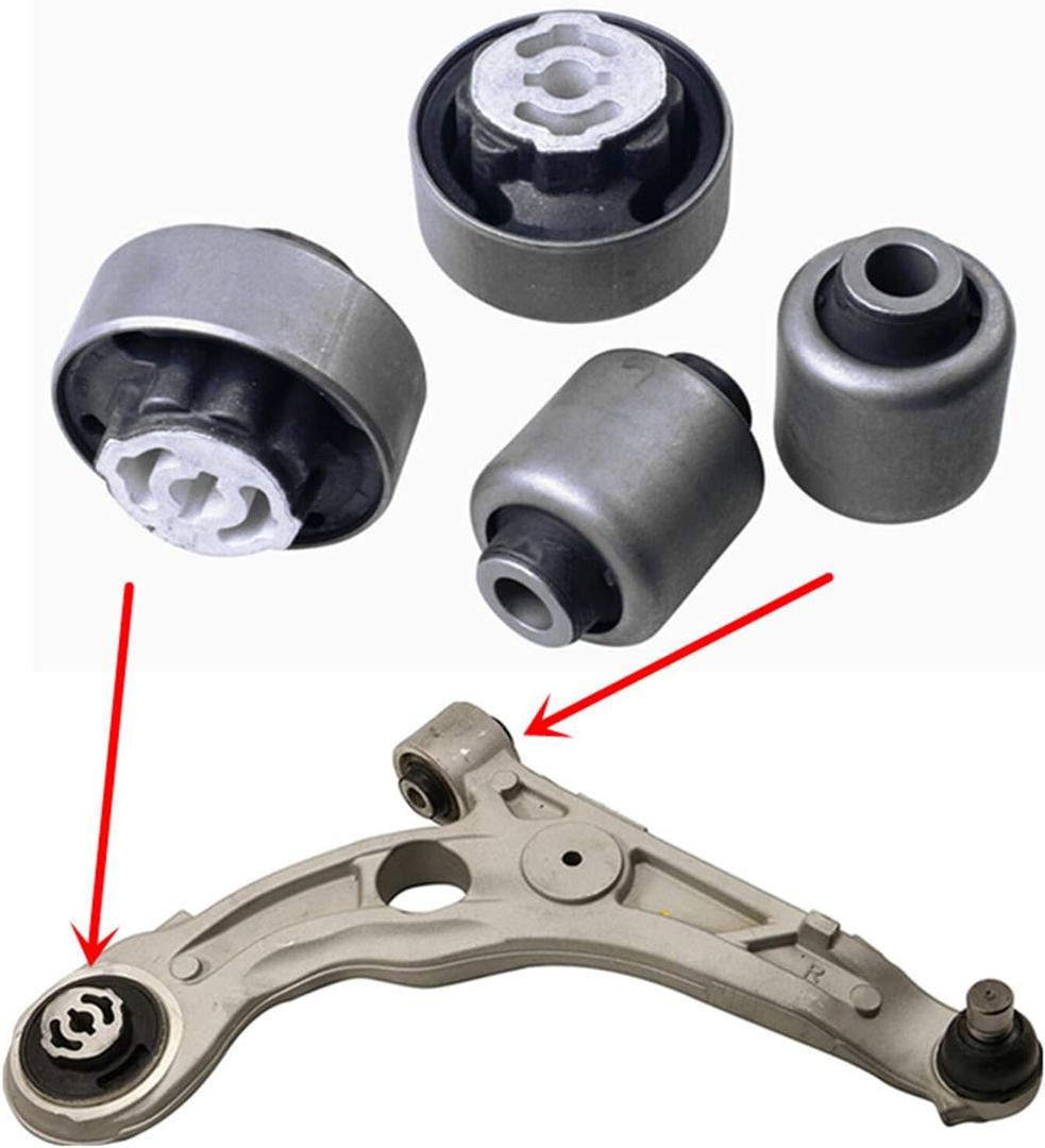 4PCS FRONT LOWER CONTROL ARM BUSHING KIT FOR DODGE DART CHRYSLER 200 JEEP CHEROKEE