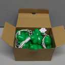 Romasaty Shamrock String Lights, 8.5Ft St Patrick's Day Decorations with 10 LED Solid Green Clover Lights, Plug in Clover Fairy String Lights for Party Bar Garden Bedroom Party Irish Holiday Decor