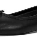 Tabi Shoes Women Split Toe Shoes Wide Width Ballet Flats Comfort Casual Work Shoes for Women Office (Black, 8)